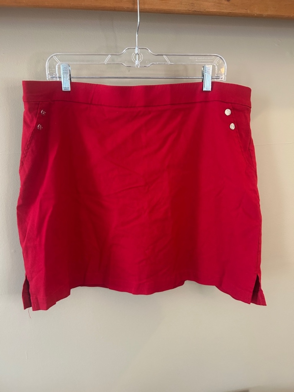 Rafaella Red Women's Skort